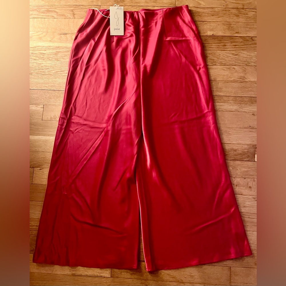 NEW Silky Hot Pink Pants / Sz 8